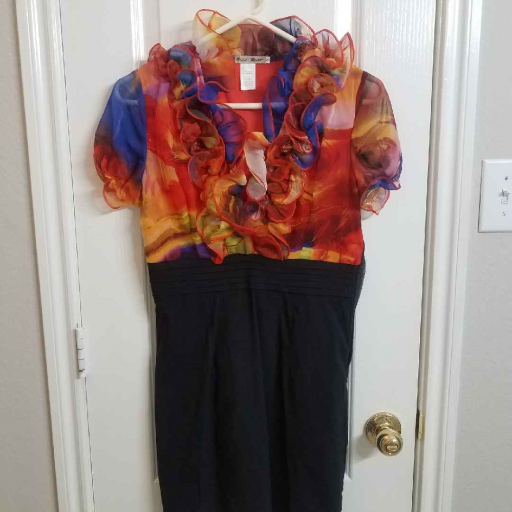 Women One Piece Ruffled-Top Dress